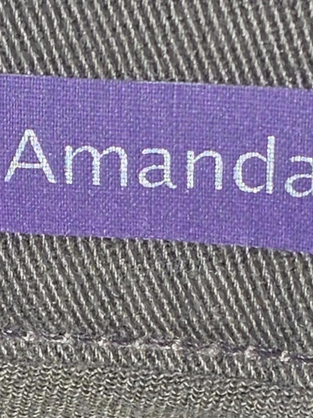 Gloria Vanderbilt Olive Green Slim Jeans with Purple Brand Tag - Picture 4 of 6